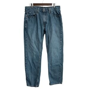 Levi's 559 jeans men's 34x32 dark wash blue denim relaxed straight Levi Strauss